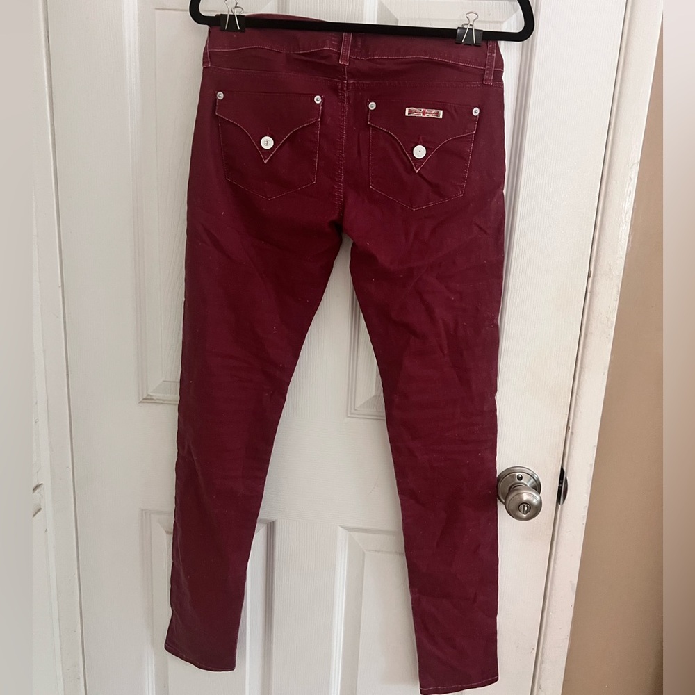 Red low rose pants - Picture 3 of 6